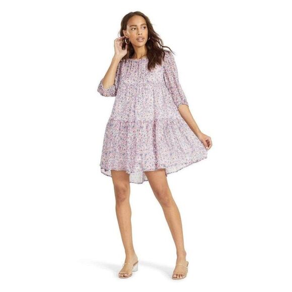 BB Dakota By Steve Madden Floral Cottagecore Dress Small NWT - Picture 2 of 9
